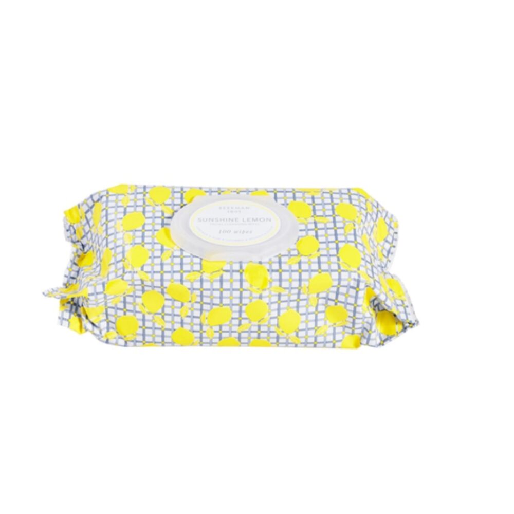 Beekman 1802 100-Count Goat Milk Facial Wipes Makeup Remover Wipes Lemon